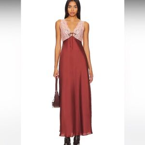 Intimately Free People Country Side Maxi Slip In Sparkling Cider